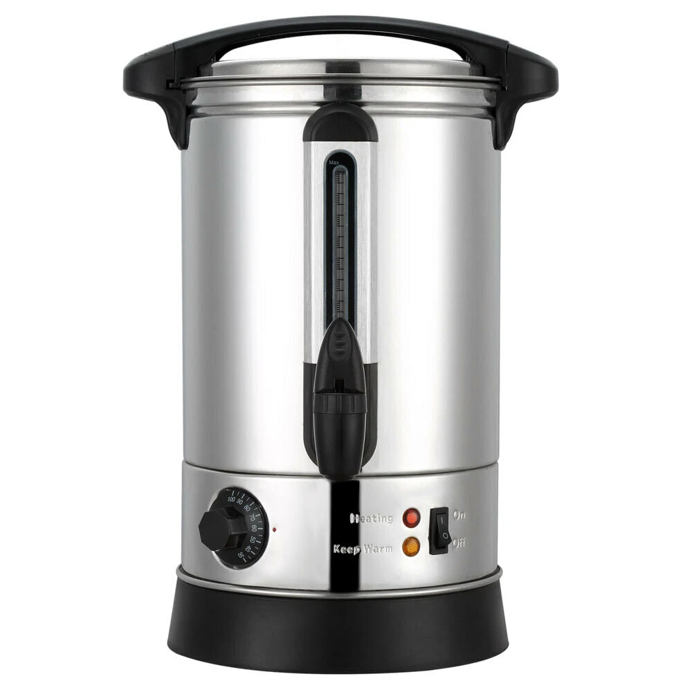 Maxim Kitchenpro 8L Electric Stainless Steel Urn/Hot Water Boiler Silver  9312737101181 | eBay