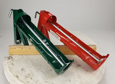 2x Newborn Brothers Professional Caulking Gun Steel Green 33 Red