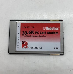 US ROBOTICS SP1336 SPORTSTER 33.6K PC CARD 33.6KBPS DATA/14.4KBPS FAX 7