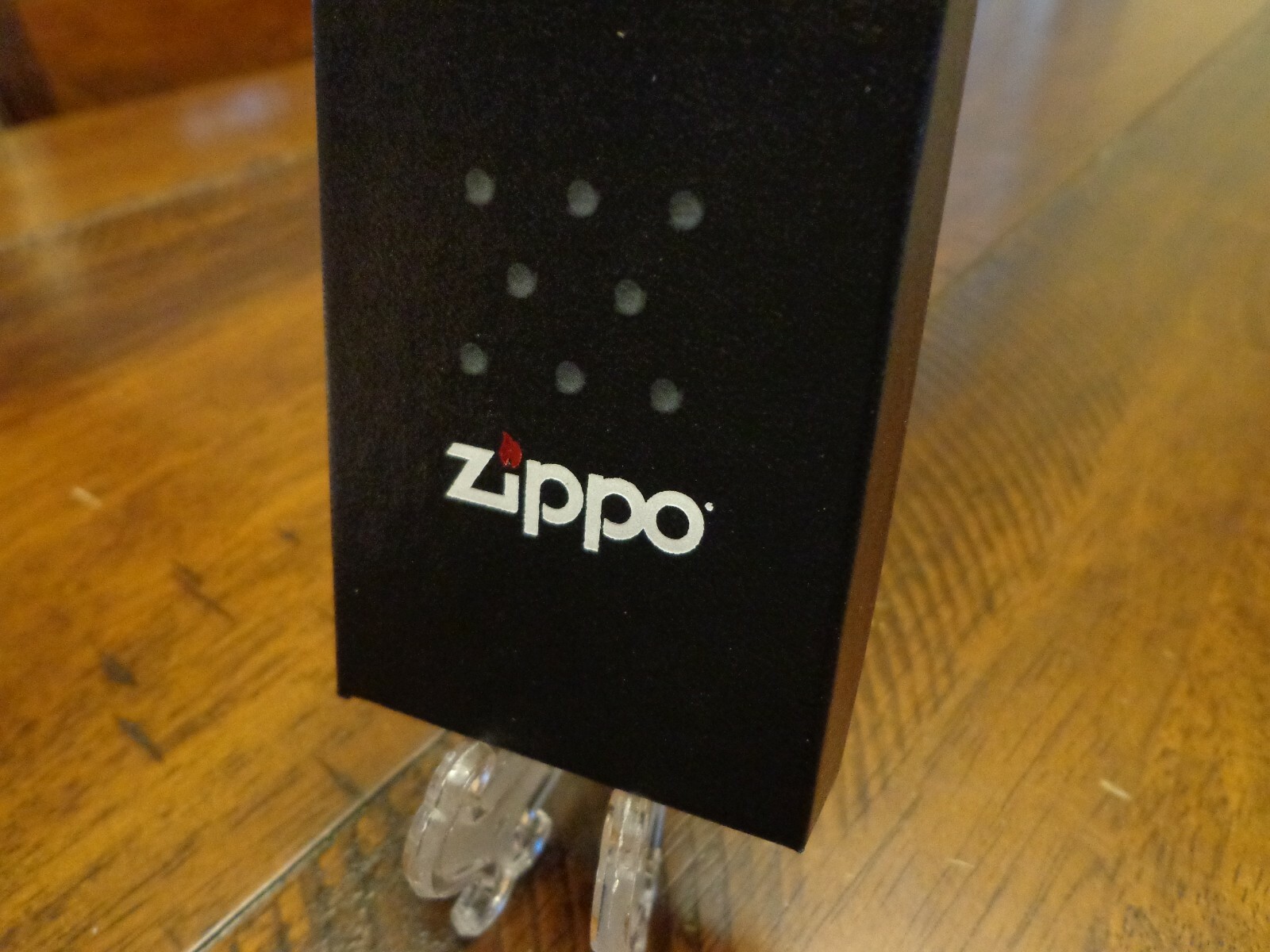 CARTOON FLAME MAN HIGH POLISH CHROME ZIPPO LIGHTER MINT IN BOX