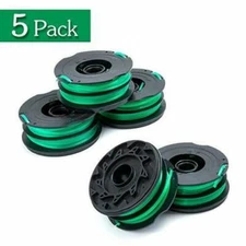 Dual Line  Trimmer Spool for Black & Decker DF-080-BKP 5-Pack