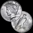 (1) Brilliant AU/Uncirculated $1 1922 PEACE US Silver Dollar 90% BU
