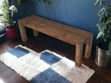 Panca Panchina in legno Interno Esterno 100/120/150x38.5x50cm (LxPxH) Trattato