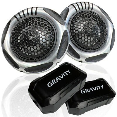 Gravity 220TW 1-INCH 300w MAX POWER SILK DOME NEODYMIUM TWEETERS - PAIR