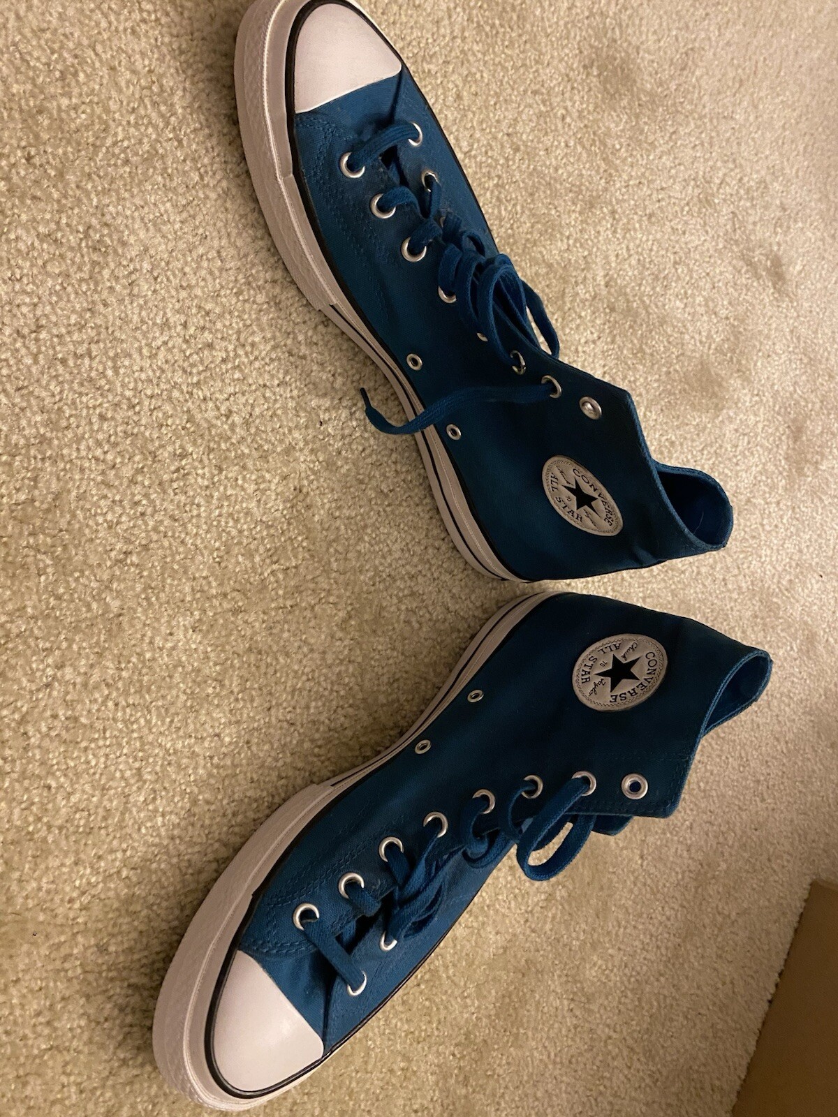 Blue Converse All-Star Hi-top