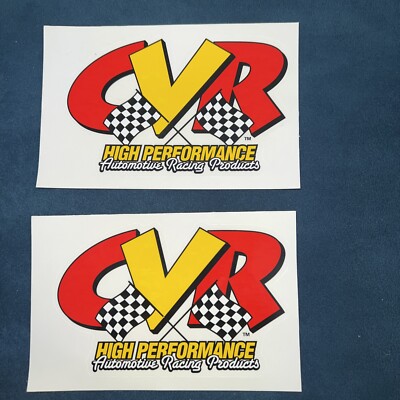 CVR HIGH PERFORMANCE AUTOMOTIVE RACING PRODUCTS racing sticker decal x ...