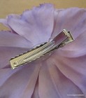 4" Lavender Poly Silk True Touch Carnation Flower Hair Clip,Bridal,Dance,Prom — photo 3