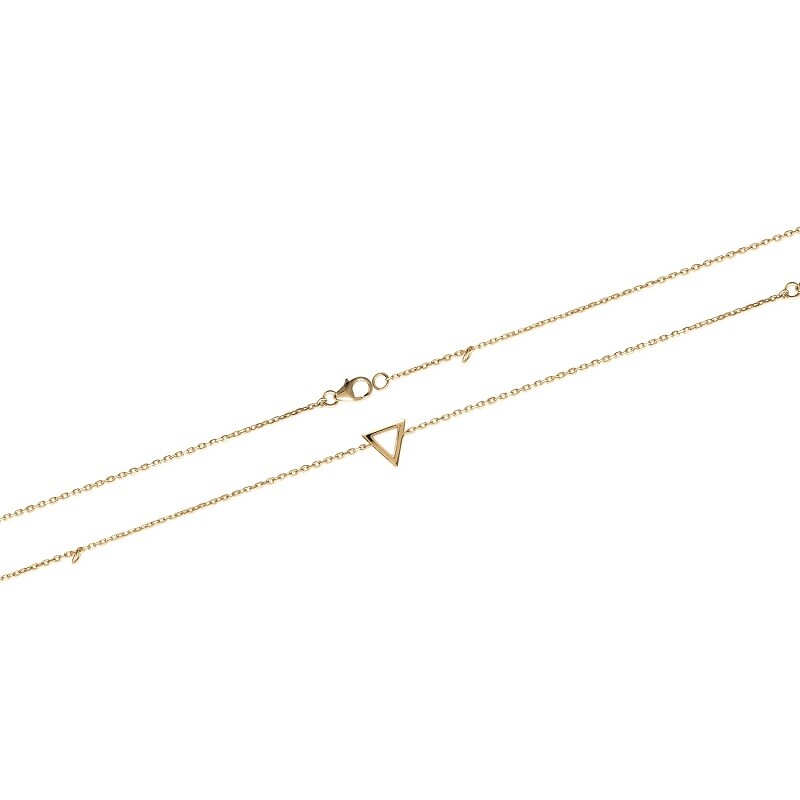 Bracelet Symbol Triangle in 18k Gold Plated 750/1000