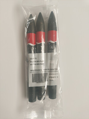 Winsor & Newton Promarker Brush 0204170 Ruby - 3 pieces