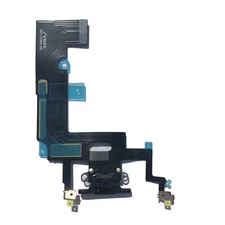 OEM Charger Charging Port Dock Flex Cable Mic Replacement for iPhone XR Black 