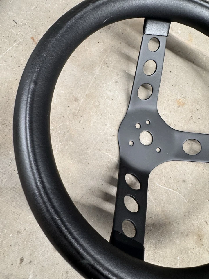 Volante de colección Grant 3 radios Rat Hot Rod Ford Chevy Dodge Camaro Nova Foto 3 de 4