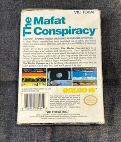 The Mafat Conspiracy Nintendo NES ~ In Original Box! Works Great! Fast Shipping!