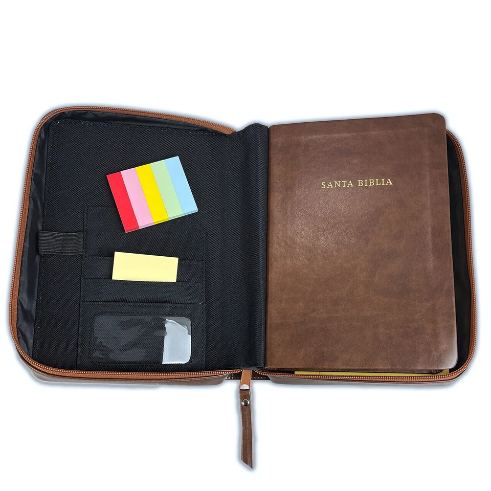 Biblia Letra Grande con Forro Organizador Indice RV1960 cafe My Organizer Bible - Image 2 of 4