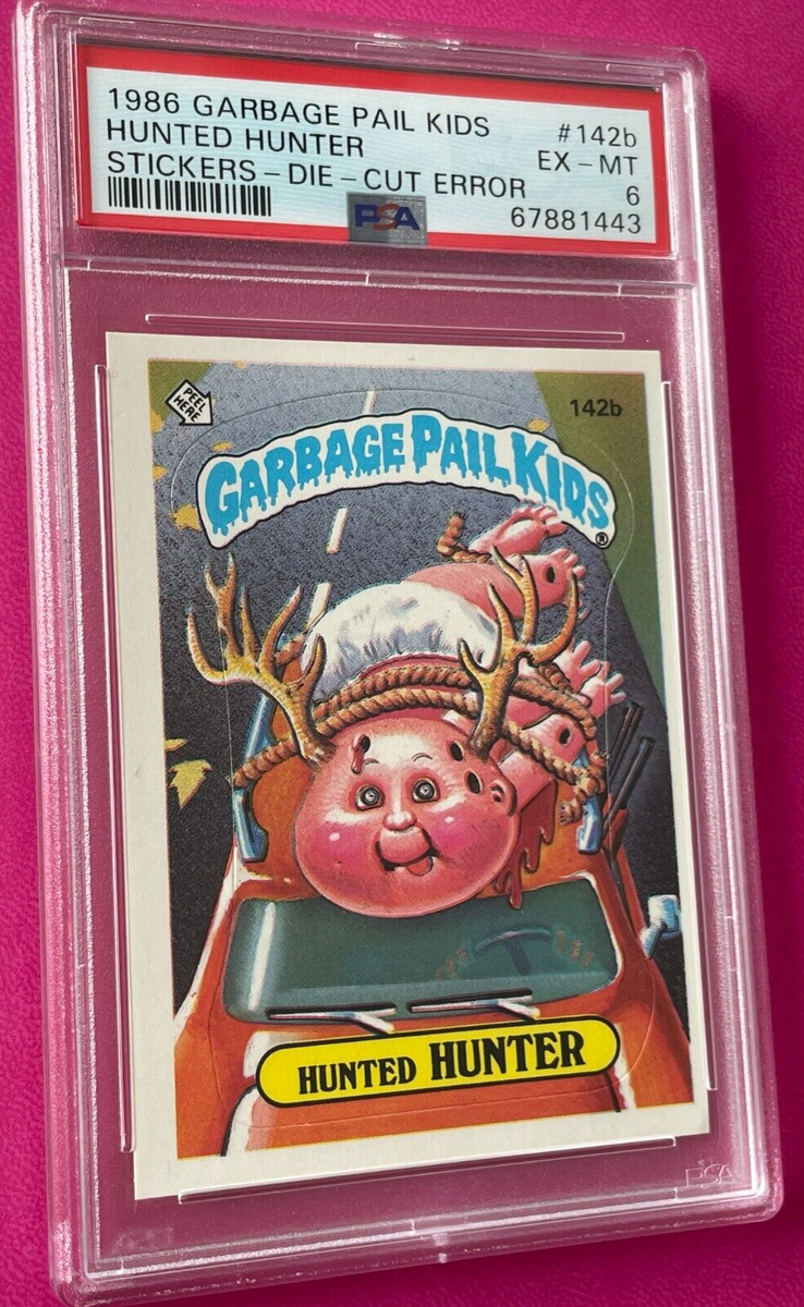 PSA 6 POP-2 Topps Garbage Pail Kids 142b HUNTED HUNTER Trading