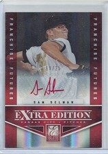 Sam Selman 2012 Elite Extra Edition AUTO Ser#d 19/25  RED INK Autograph Royals