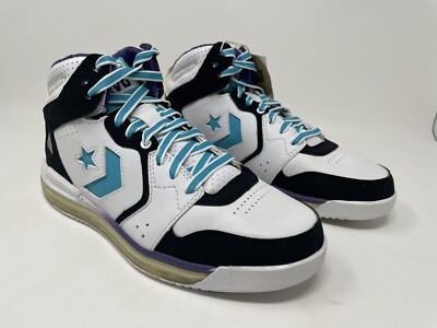Converse Sicks Mid White/Black/Peacock Size 8 BRAND NEW