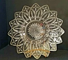 Vintage Federal Glass Petal Pattern 10" Clear Glass Bowl