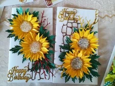 Potted Sunflower Metal Cutting Dies Scrapbooking  Decorative Embossing Template