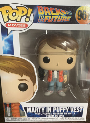 FUNKO POP! MARTY IN PUFFY VEST #961~ MINT~ BACK TO THE FUTURE PROTECTOR INCLUDED | eBay