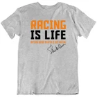 Racing Is Life McQueen Motorcycle Le Mans 24hr Movie T-Shirt Tee Gift New