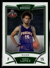 2008-09 Bowman Chrome Robin Lopez Rookie Autograph Auto Phoenix Suns JX7058