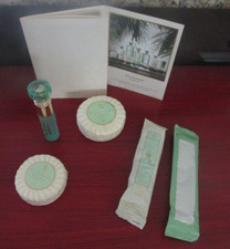 BVLGARI BULGARI PERFUME AU THE VERT PARFUMEE SOAPS  TOWELETTES LOT OF FIVE