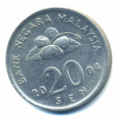 Malaysia 20 sen 2004 Combined Shipping | eBay