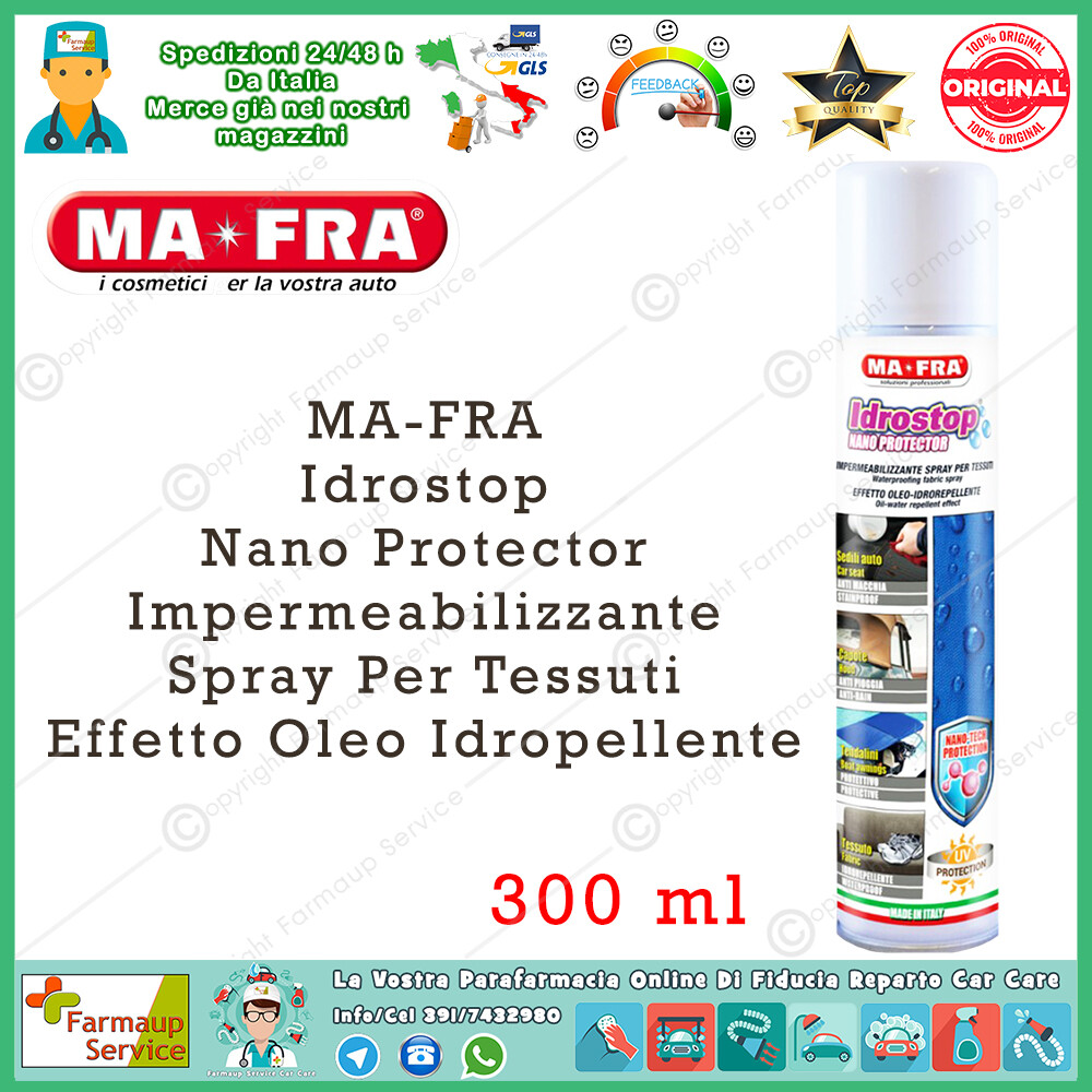 2 Spray Impermeabilizzanti NANOPRO Collonil &ndash; Pelle, Camoscio, Tessuto &ndash; 300ml