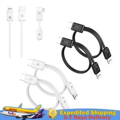 50M Wireless HDMI Type-C Extender Video Transmitter Receiver for PC Laptop To TV
