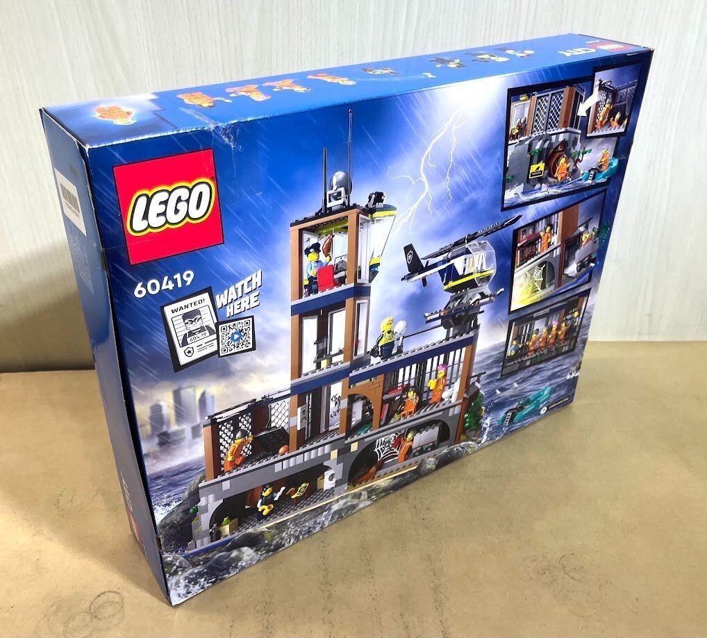 Lego City 60419 Police Prison Island hobby block Minicar Vehicles