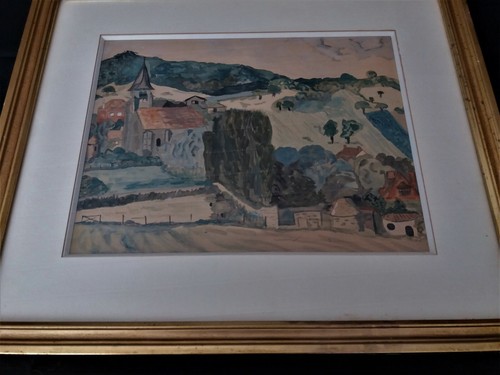 Aquarelle paysage non signé milieu XXème - Picture 2 of 8