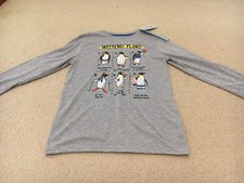 New - Boys Cat  Jack Sleepwear Long Sleeve Pull Over Top Size XL 16 