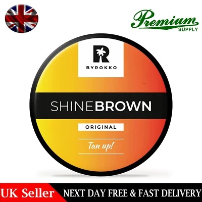 Byrokko SHINE BROWN Original Tanning Cream Accelerator Sunbed Outdoors sun 210ml