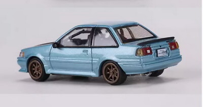 DCT 1/64 Scale Corolla LEVIN 1983 Blue/Black Diecast Car Model Toy