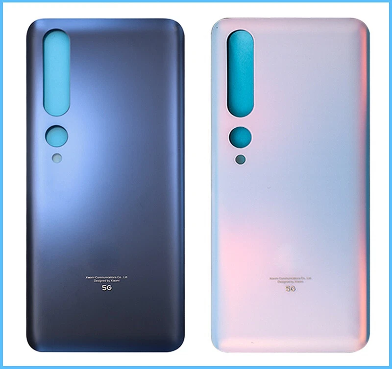 Para Xiaomi Mi 10/Mi 10 Pro 5G Batería Tapa Trasera Panel Puerta Trasera Reemplazar Foto 2 de 4