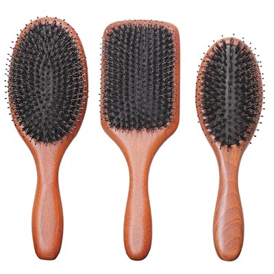 Massage Comb Hair Pig Bristle Massage Comb Large Board Comb