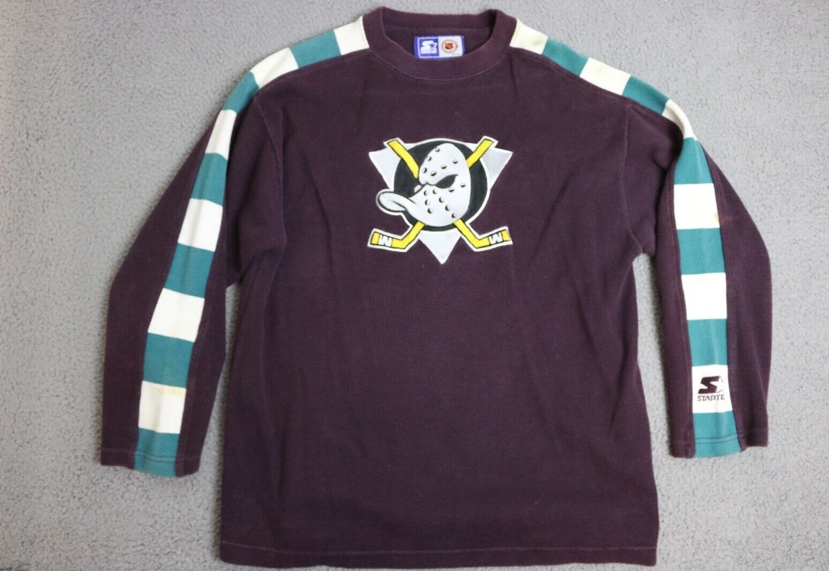 STARTER, Shirts, Vintage 9s Starter Nhl Anaheim Mighty Ducks Jersey Sz L