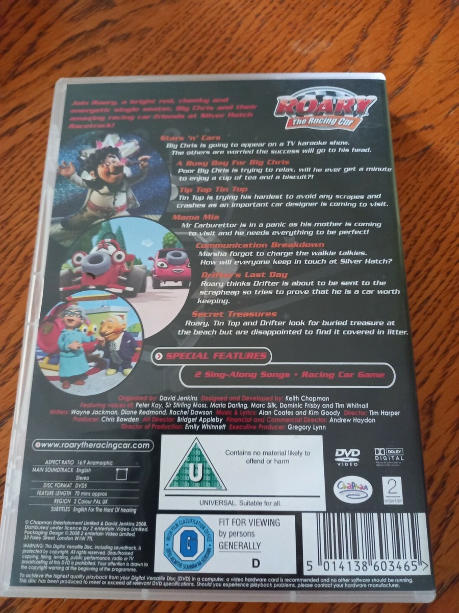 ROARY THE RACING CAR STARS N CARS DVD KIDS 7 EPISODES | eBay