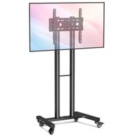 Extra Large Floor TV Stand TV Mount Adjustable Height Free Standing Home Office