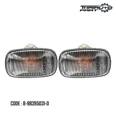 tamaGO 走馬灯 2PCs Side Fender Marker Turn Signal Lamp Light For Isuzu D-Max