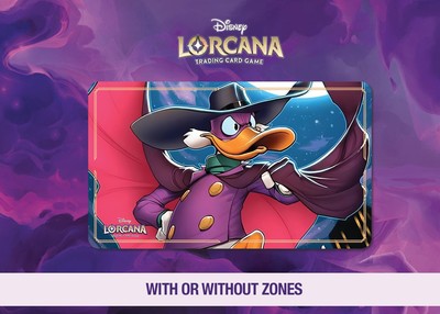 Disney Lorcana Playmat - Darkwing Duck - Midnight Vigilance - 90's Cartoon - TC