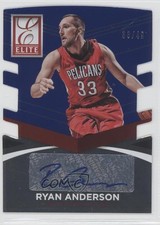 2014 Donruss Elite Status Signatures Blue Die-Cut 33/49 Ryan Anderson Auto 0f8