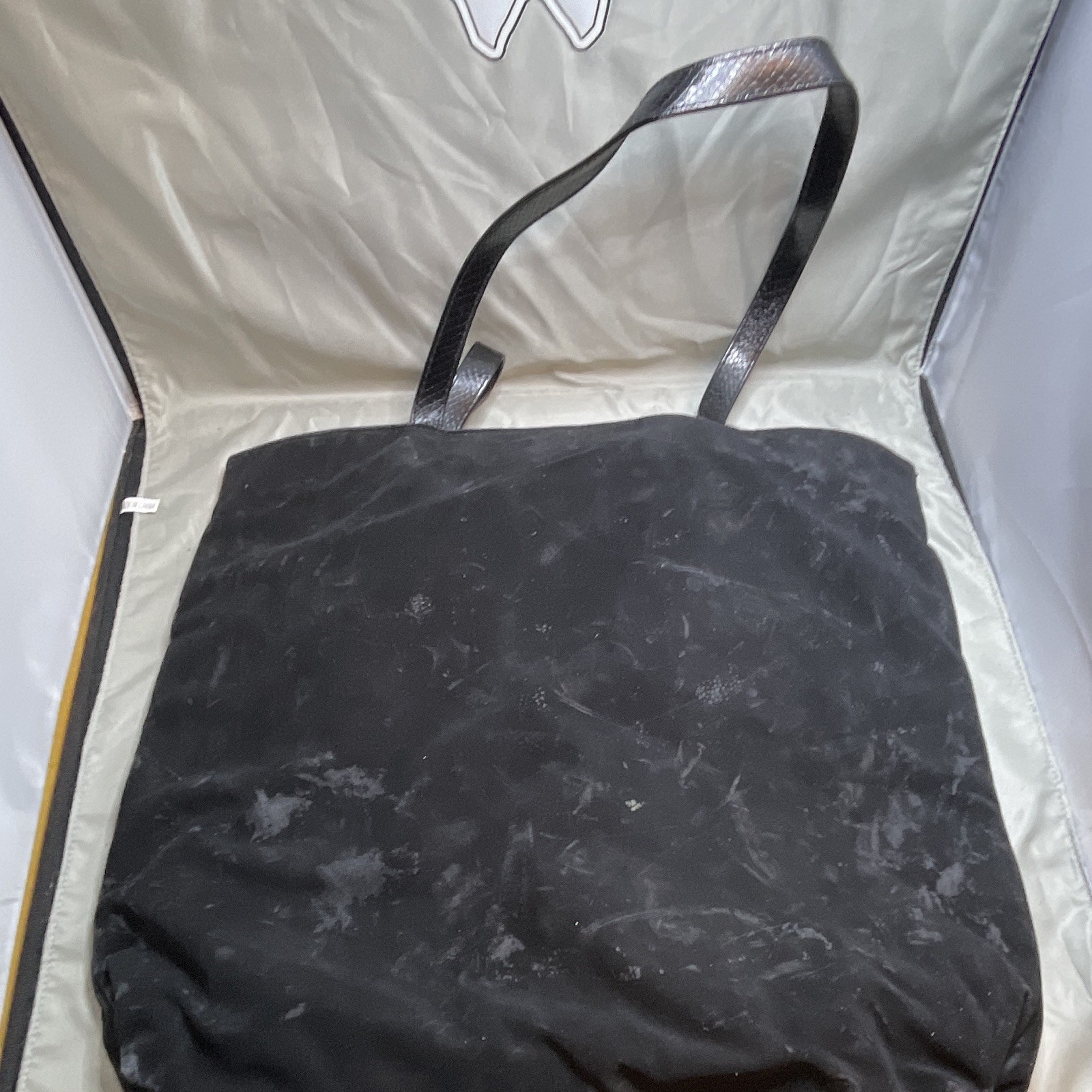 Jimmy Choo Black Python Tote Large — image 3