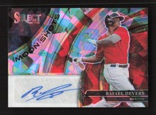 Rafael Devers 2022 Select Moon Shot Signatures Cracked Ice #/25 Auto #MSS-RD