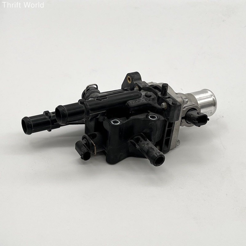 Engine Coolant Thermostat Housing Assembly with Sensors Plastic Aluminum