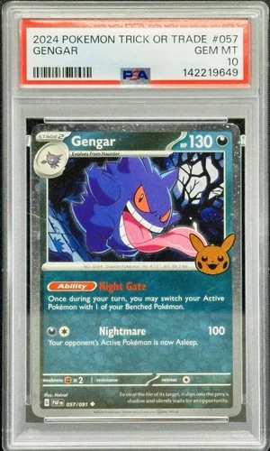 Gengar (Cosmo Holo) 057/091 Trick or Trade 2024 Holo
