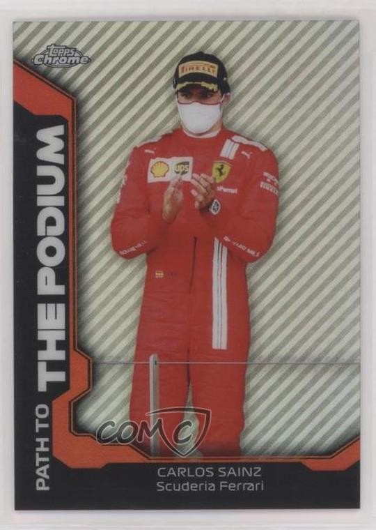 2021 Topps Chrome Formula 1 Path to the Podium Carlos Sainz #PTP-CS y0i