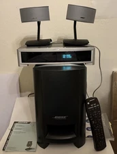 BOSE AV3-2-1 II Media Center w PS3-2-1 II Powered Speaker System Complete TESTED