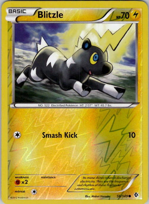 Blitzle Boundaries Crossed 56/149 Reverse Holo NM