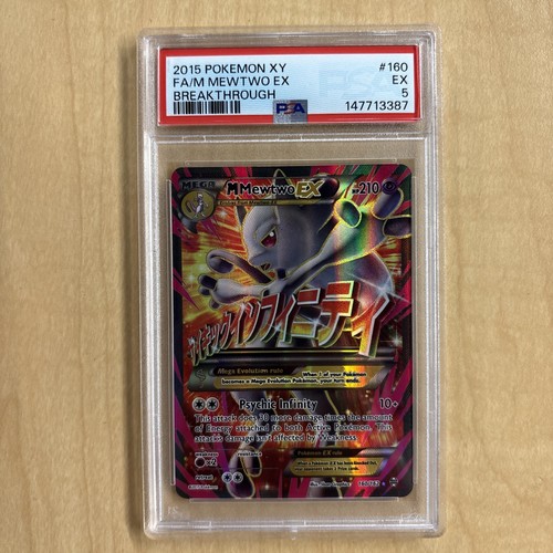 M Mewtwo-EX graded PSA 5 for sale on eBay